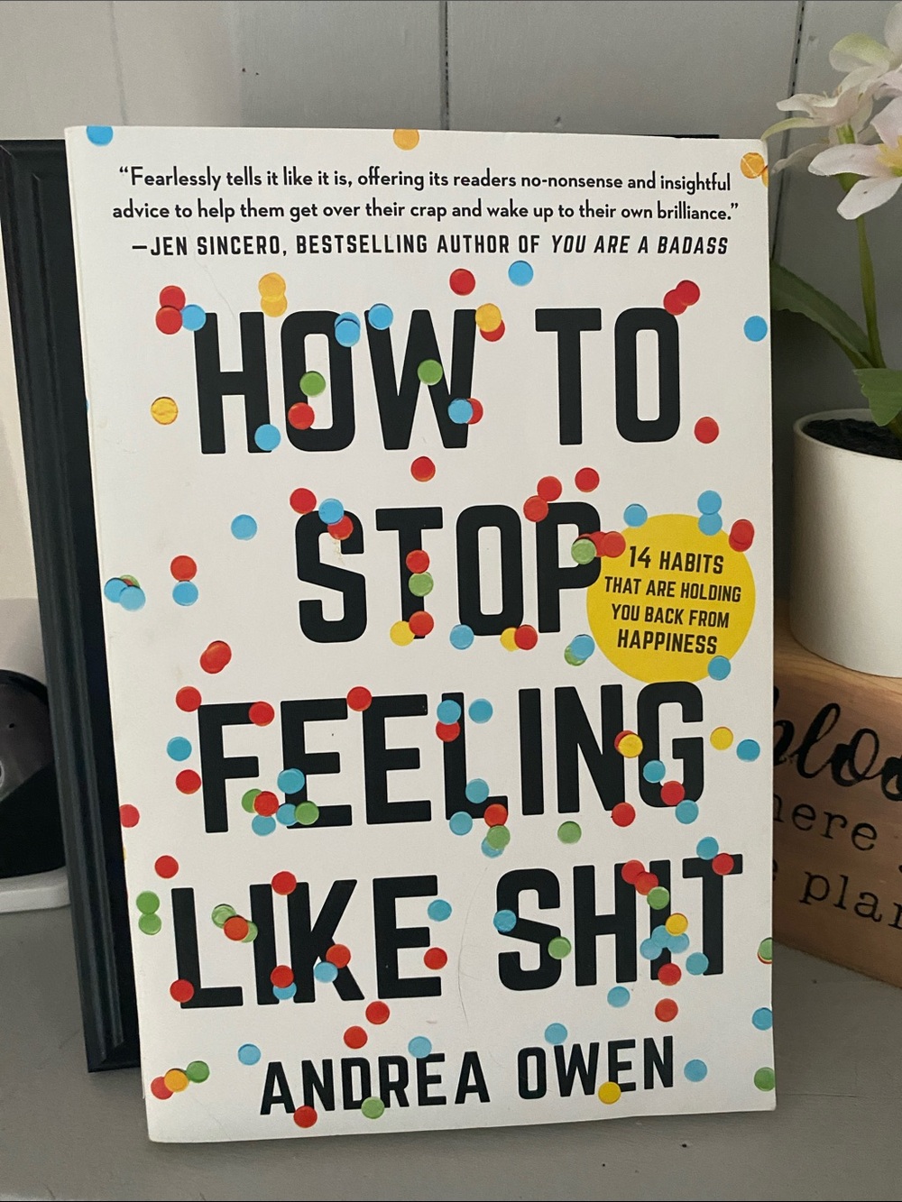How to Stop Feeling Like Sh*t Book by Andrea Owen Self Help